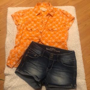Wallflower Jean shorts 3Juniors